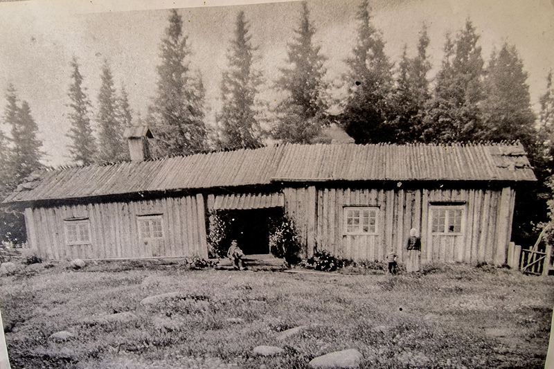 Gamla finngården i Kvarntorp Värmland.