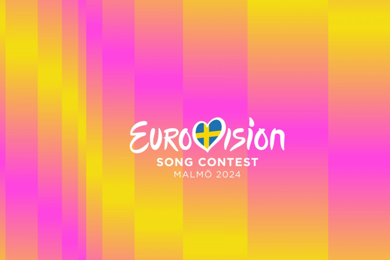 Skärmdump på årets logotype för Eurovision.